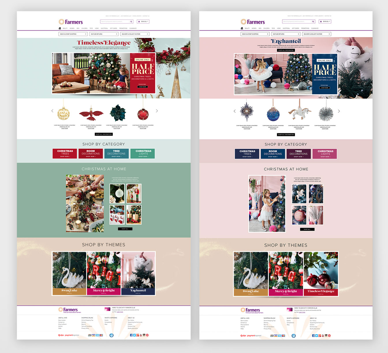 Farmers Christmas Campaign theme 3 and 4